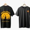 Oversized Haunted Design T Shirt